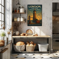 Discover Timeless Majesty in London Poster PosterGoat