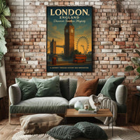 Discover Timeless Majesty in London Poster PosterGoat