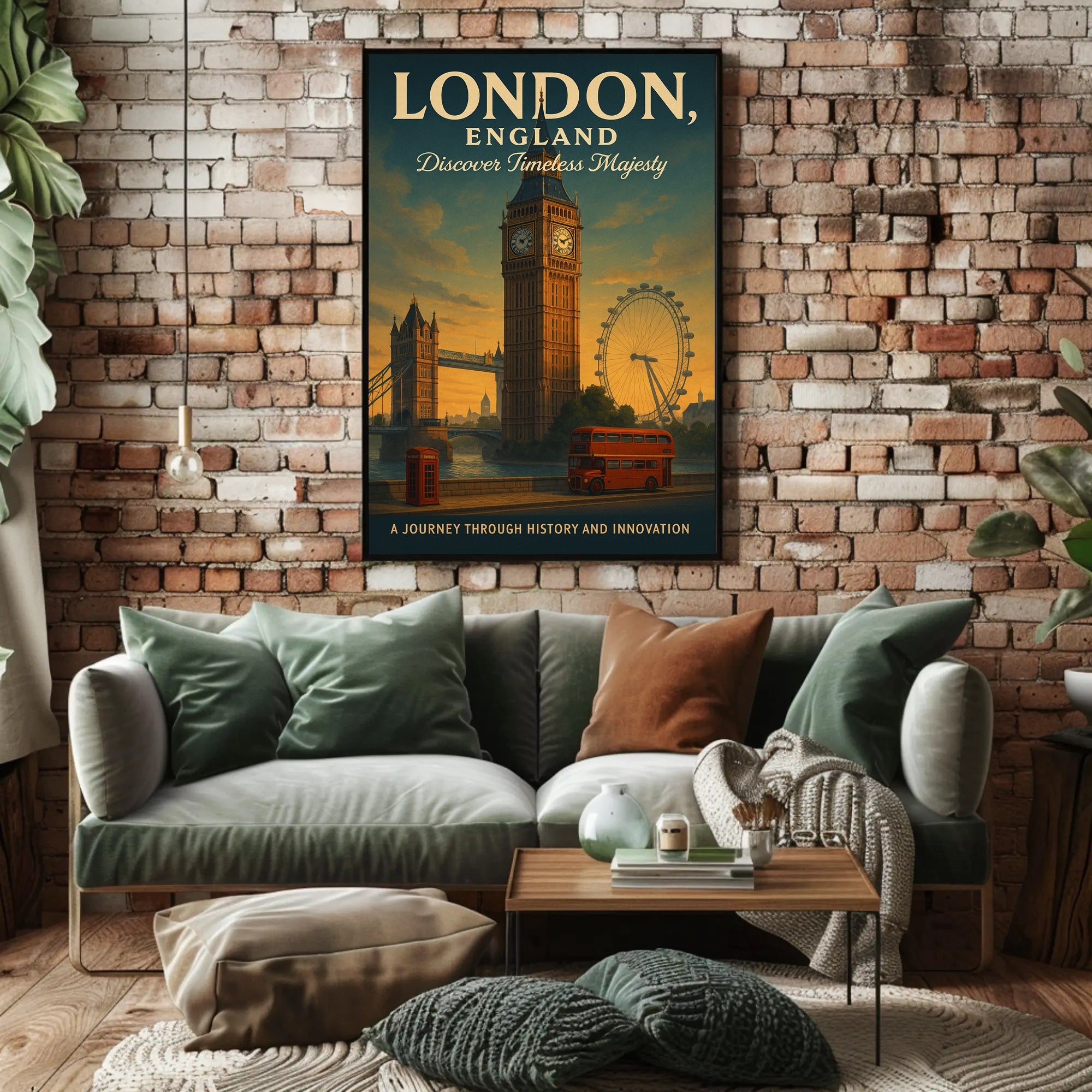 Discover Timeless Majesty in London Poster PosterGoat