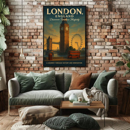 Discover Timeless Majesty in London Poster PosterGoat
