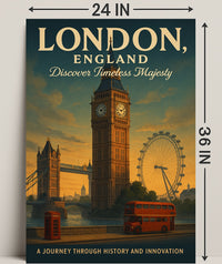Discover Timeless Majesty in London Poster PosterGoat