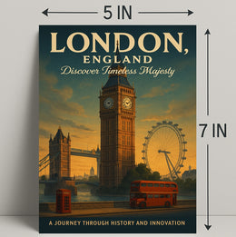 Discover Timeless Majesty in London Poster PosterGoat