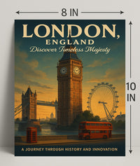 Discover Timeless Majesty in London Poster PosterGoat
