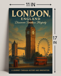 Discover Timeless Majesty in London Poster PosterGoat