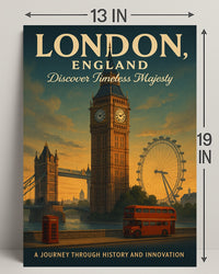 Discover Timeless Majesty in London Poster PosterGoat