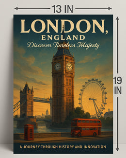 Discover Timeless Majesty in London Poster PosterGoat