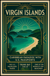 Discover Trunk Bay Poster PosterGoat