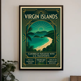 Discover Trunk Bay Poster PosterGoat