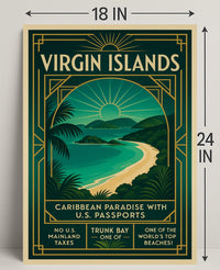 Discover Trunk Bay Poster PosterGoat