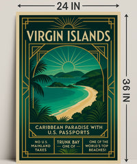 Discover Trunk Bay Poster PosterGoat