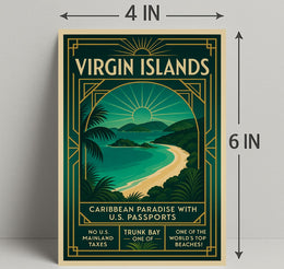 Discover Trunk Bay Poster PosterGoat