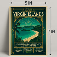 Discover Trunk Bay Poster PosterGoat