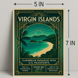 Discover Trunk Bay Poster PosterGoat