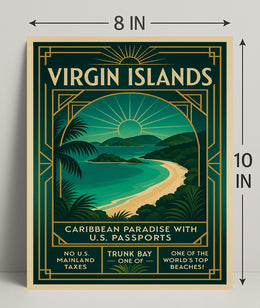 Discover Trunk Bay Poster PosterGoat