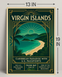 Discover Trunk Bay Poster PosterGoat