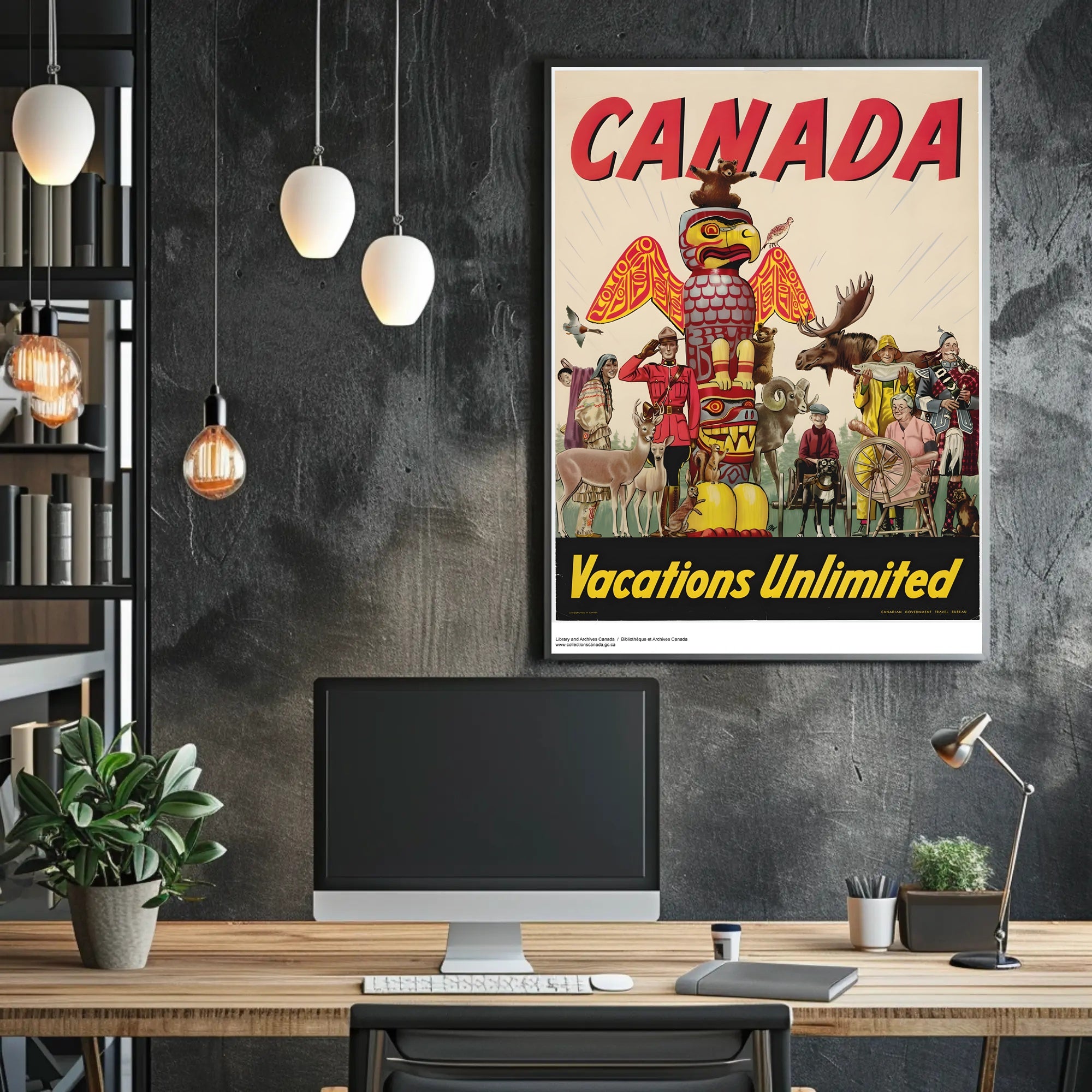 Discover Vast Adventures in Canada with Travel Poster PosterGoat