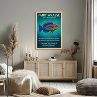 Discover the Charm of the Fairy Wrasse Poster PosterGoat