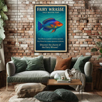 Discover the Charm of the Fairy Wrasse Poster PosterGoat