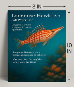 Discover the Longnose Hawkfish Poster PosterGoat