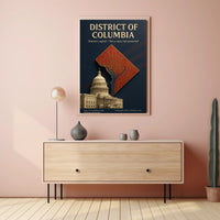 District of Columbia Travel Poster Art Print PosterGoat