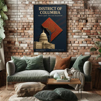 District of Columbia Travel Poster Art Print PosterGoat