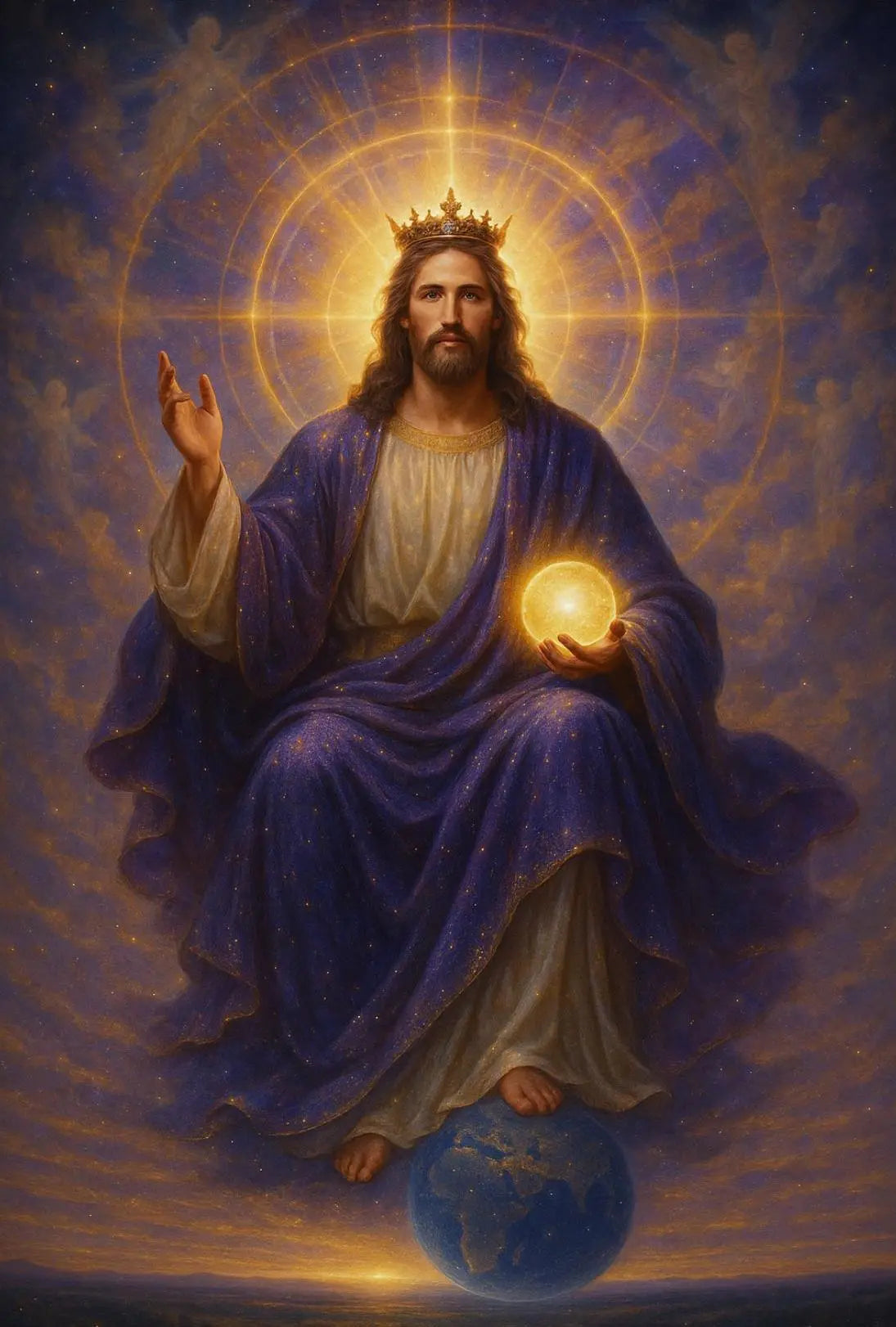 Divine Majesty Sacred Art Iconography Poster PosterGoat