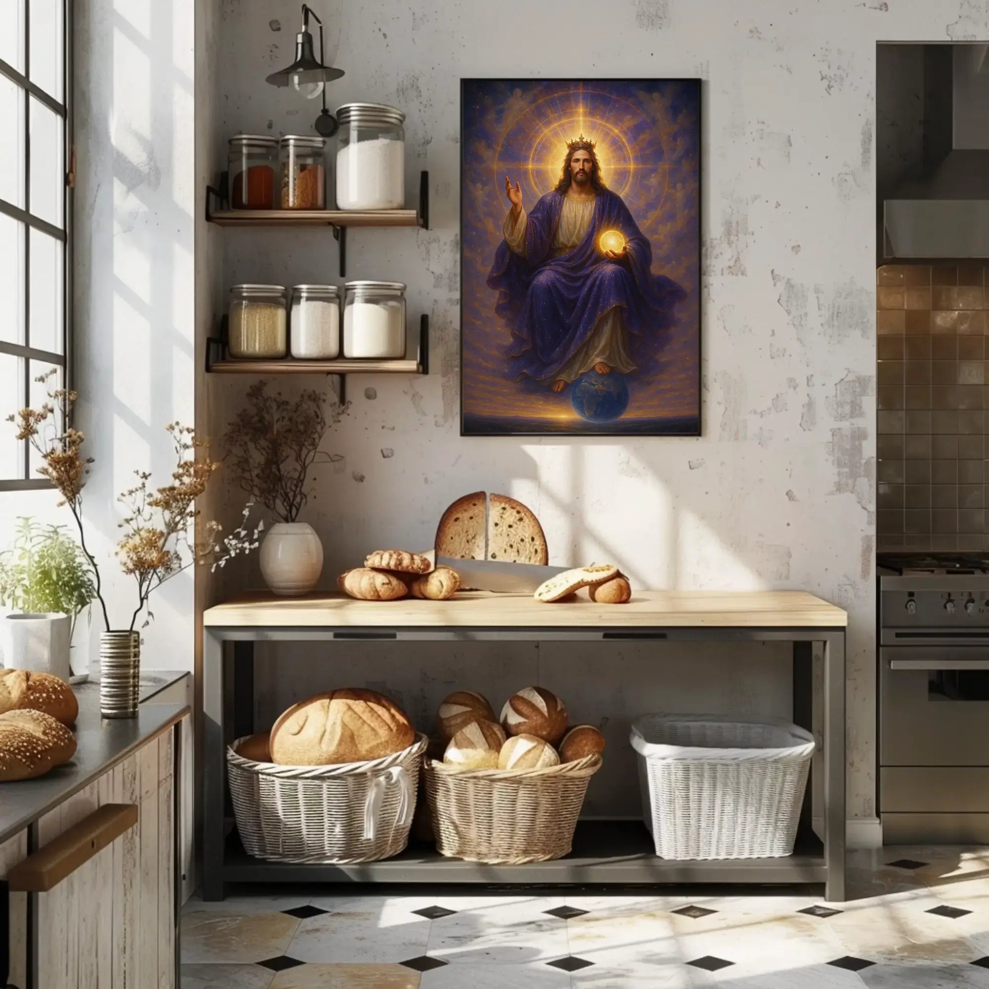 Divine Majesty Sacred Art Iconography Poster PosterGoat
