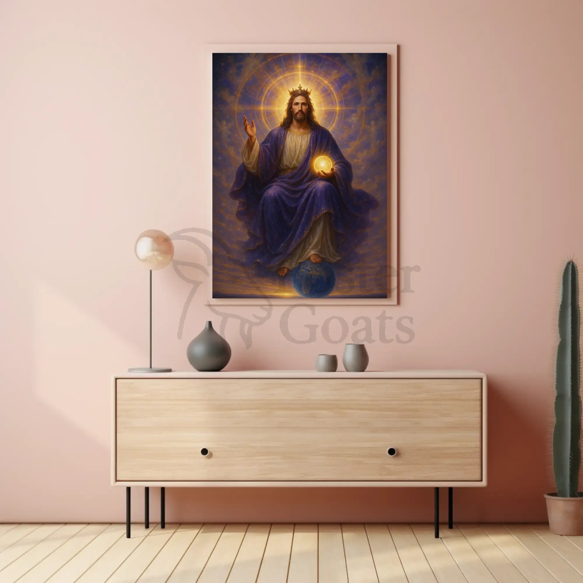 Divine Majesty Sacred Art Iconography Poster PosterGoat