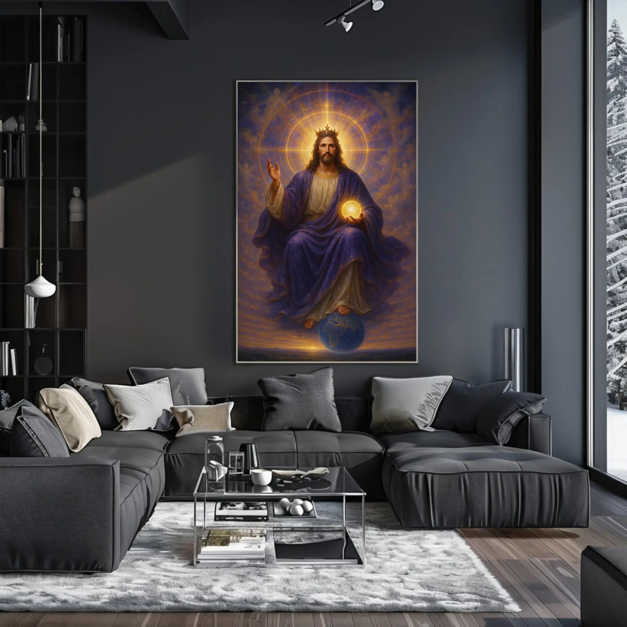 Divine Majesty Sacred Art Iconography Poster PosterGoat