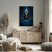 Divine Miracle Walk Biblical Artwork Poster PosterGoat