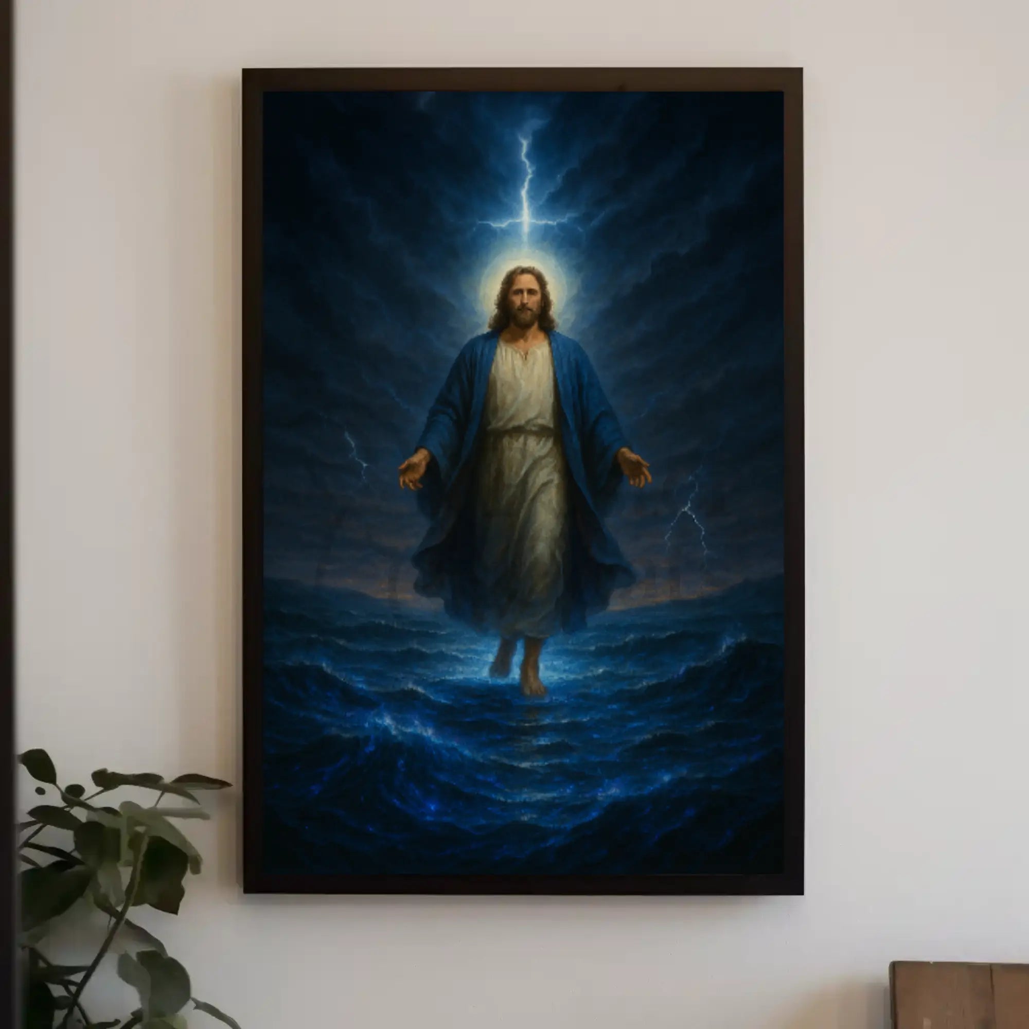 Divine Miracle Walk Biblical Artwork Poster PosterGoat