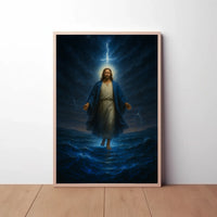Divine Miracle Walk Biblical Artwork Poster PosterGoat