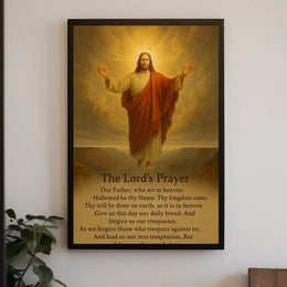 Divine Serenity Lord's Prayer Cultural or Heritage Poster PosterGoat