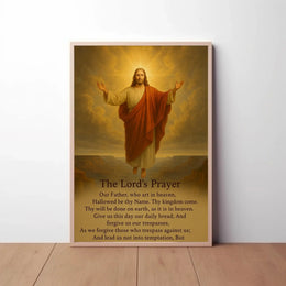 Divine Serenity Lord's Prayer Cultural or Heritage Poster PosterGoat