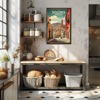 Dolores Hidalgo Vintage Street Scene Travel Poster PosterGoat