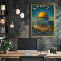 Dome of the Rock Art Print A Symbol of Harmony PosterGoat