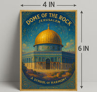Dome of the Rock Art Print A Symbol of Harmony PosterGoat