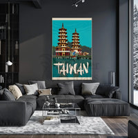 Dragon and Tiger Pagodas Poster PosterGoat