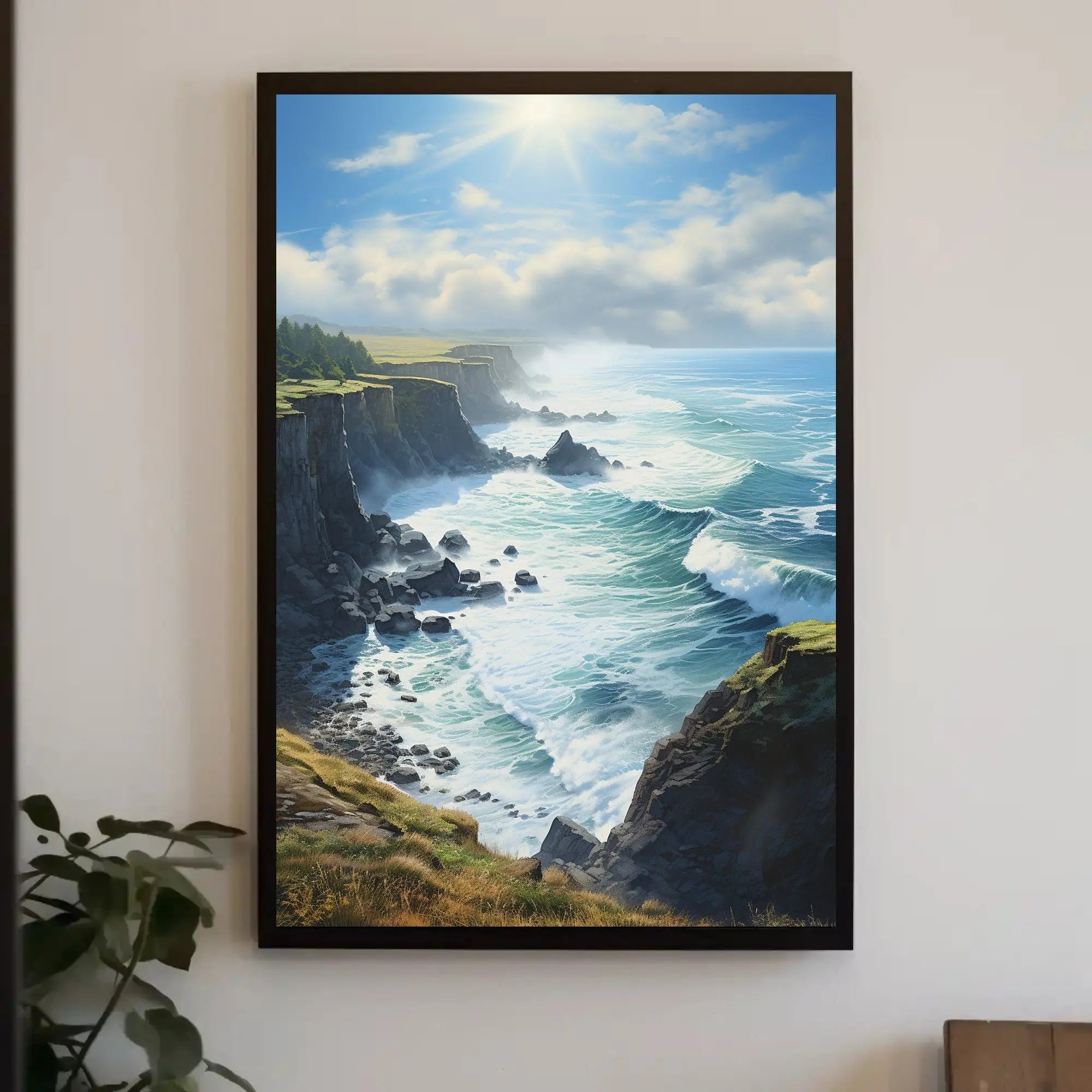 Dramatic Coastal Landscape National Park Poster PosterGoat