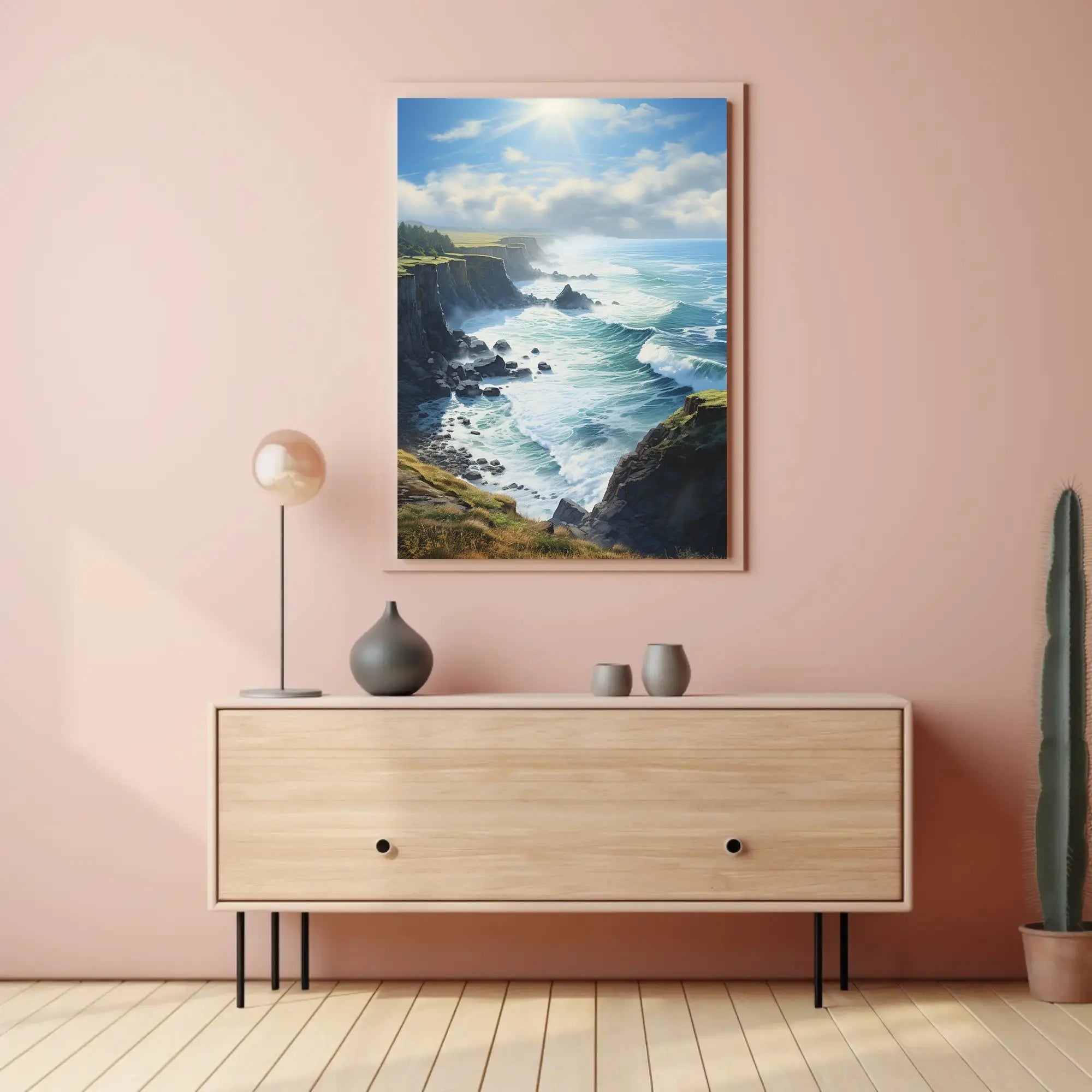 Dramatic Coastal Landscape National Park Poster PosterGoat