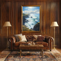 Dramatic Coastal Landscape National Park Poster PosterGoat