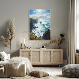 Dramatic Coastal Landscape National Park Poster PosterGoat