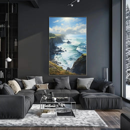 Dramatic Coastal Landscape National Park Poster PosterGoat