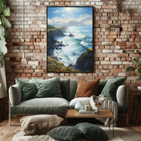 Dramatic Coastal Landscape National Park Poster PosterGoat