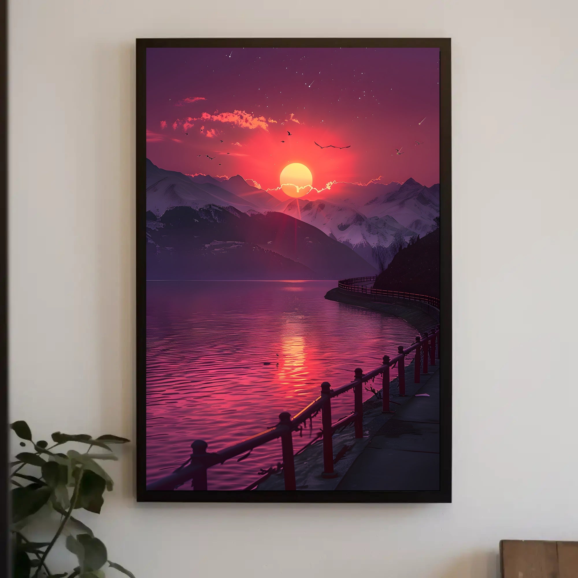 Dramatic Surreal Landscape Art Print - Artistic Poster PosterGoat