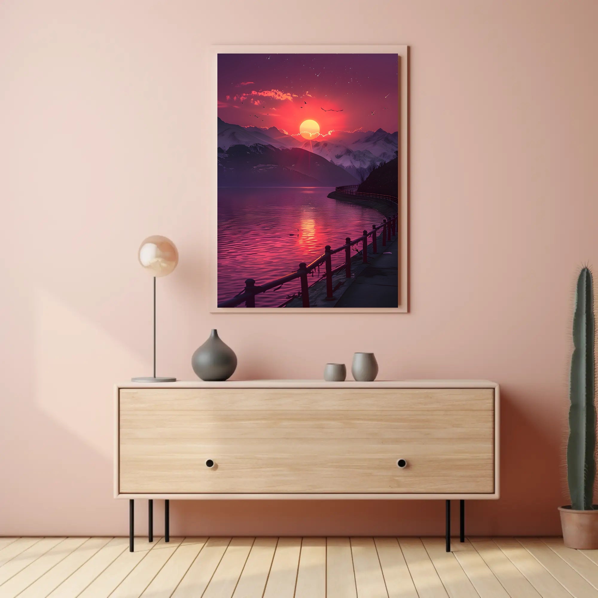 Dramatic Surreal Landscape Art Print - Artistic Poster PosterGoat