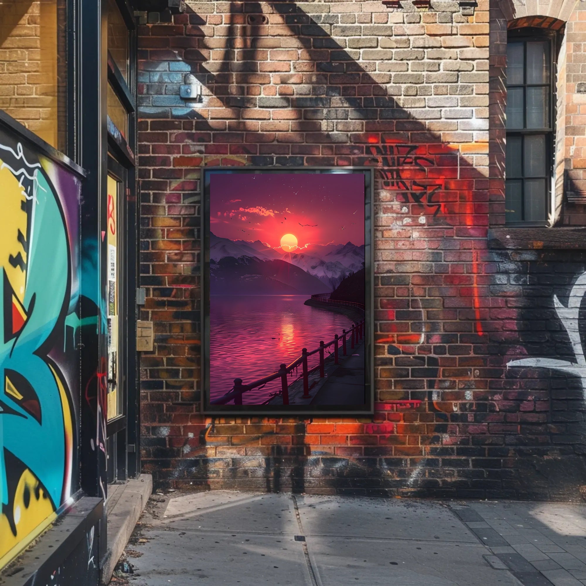 Dramatic Surreal Landscape Art Print - Artistic Poster PosterGoat