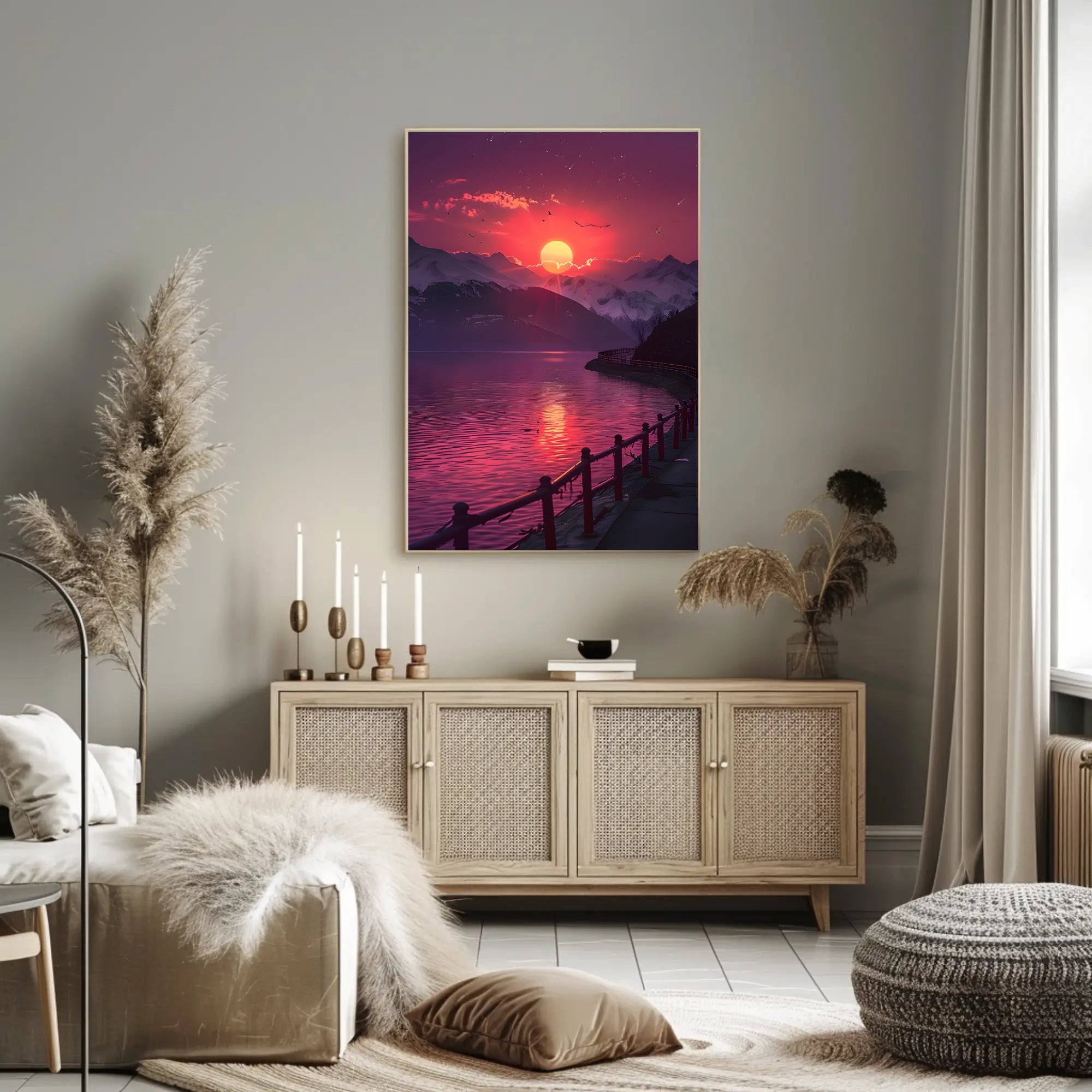 Dramatic Surreal Landscape Art Print - Artistic Poster PosterGoat