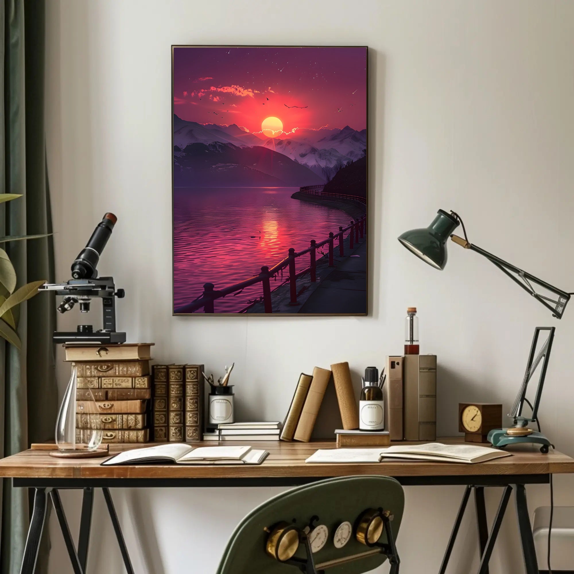 Dramatic Surreal Landscape Art Print - Artistic Poster PosterGoat