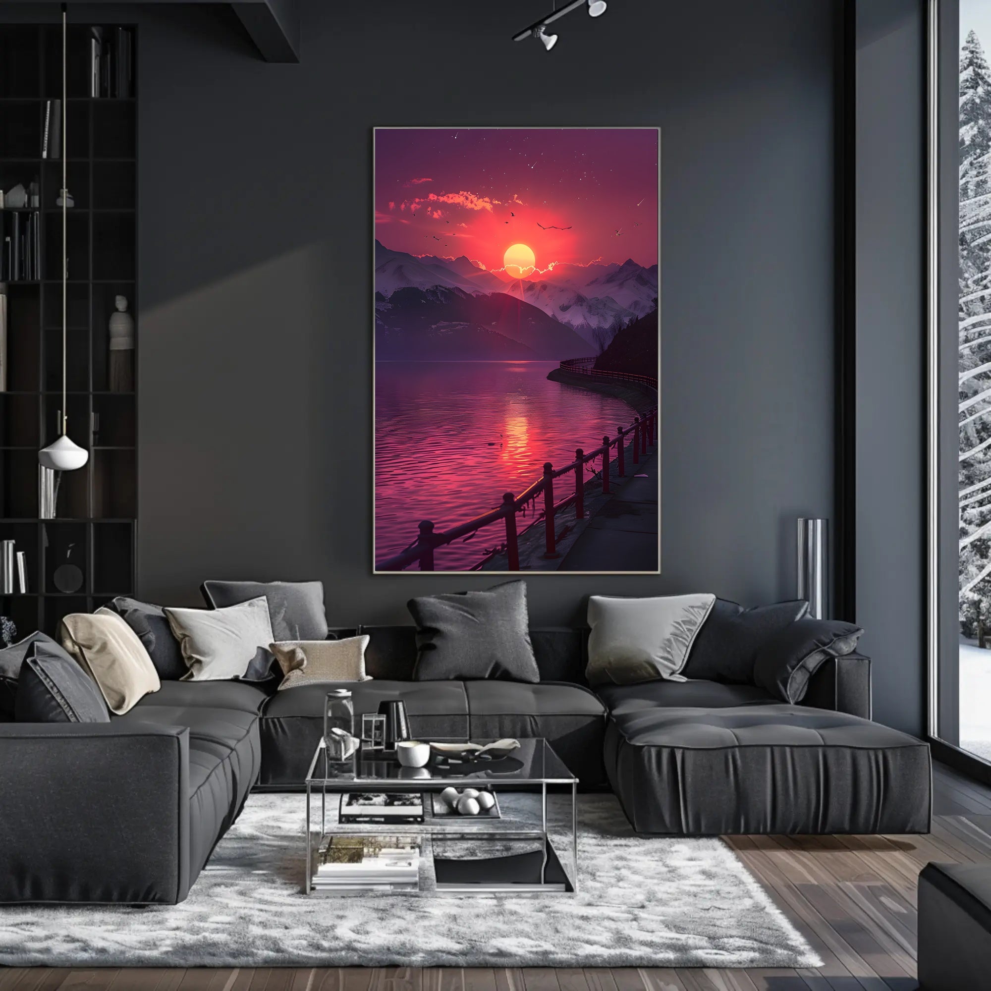 Dramatic Surreal Landscape Art Print - Artistic Poster PosterGoat